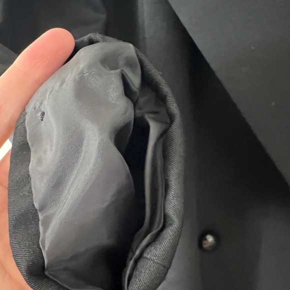 Vintage Ernst Strauss & Schnell Sports black overcoat double breasted wool coat - Picture 9 of 11